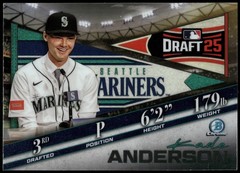 2025 Bowman Draft #BDN-3 Kade Anderson Seattle Mariners Bowman Draft Night