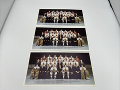 1982-83 Chicago Blackhawks Team Photo Lot of 10 10 3/8&Prime; x 5 1/2&Prime;