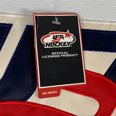 USA Hockey Nike Jersey Men XL White IIHF 2002 Retro Vintage 2011 NEW
