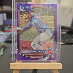 Bowman 2025 Bowman Chrome Juan Cabada Prospects Purple /250 #BCP-207 Cubs