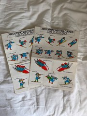 92 authentic Vintage 1980 Lake Placid Winter Olympics Decal Stickers