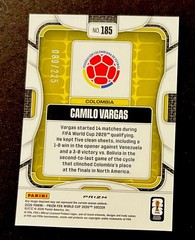 2026 Prizm FIFA World Cup FLUORESCENT BLUE PRIZM #D /225 Camilo Vargas COLOMBIA