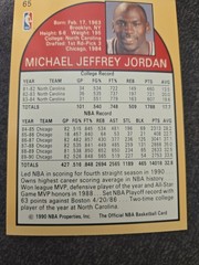1990-91 NBA Hoops – Michael Jordan #65