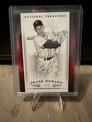 Frank Howard National Treasures Ohio State #1/5 RED Dodgers Yankees 2015