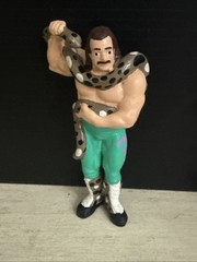 6 Vintage WWE Wrestler PVC Figurines by Applause – Hulk Hogan, Macho Man, Andre,