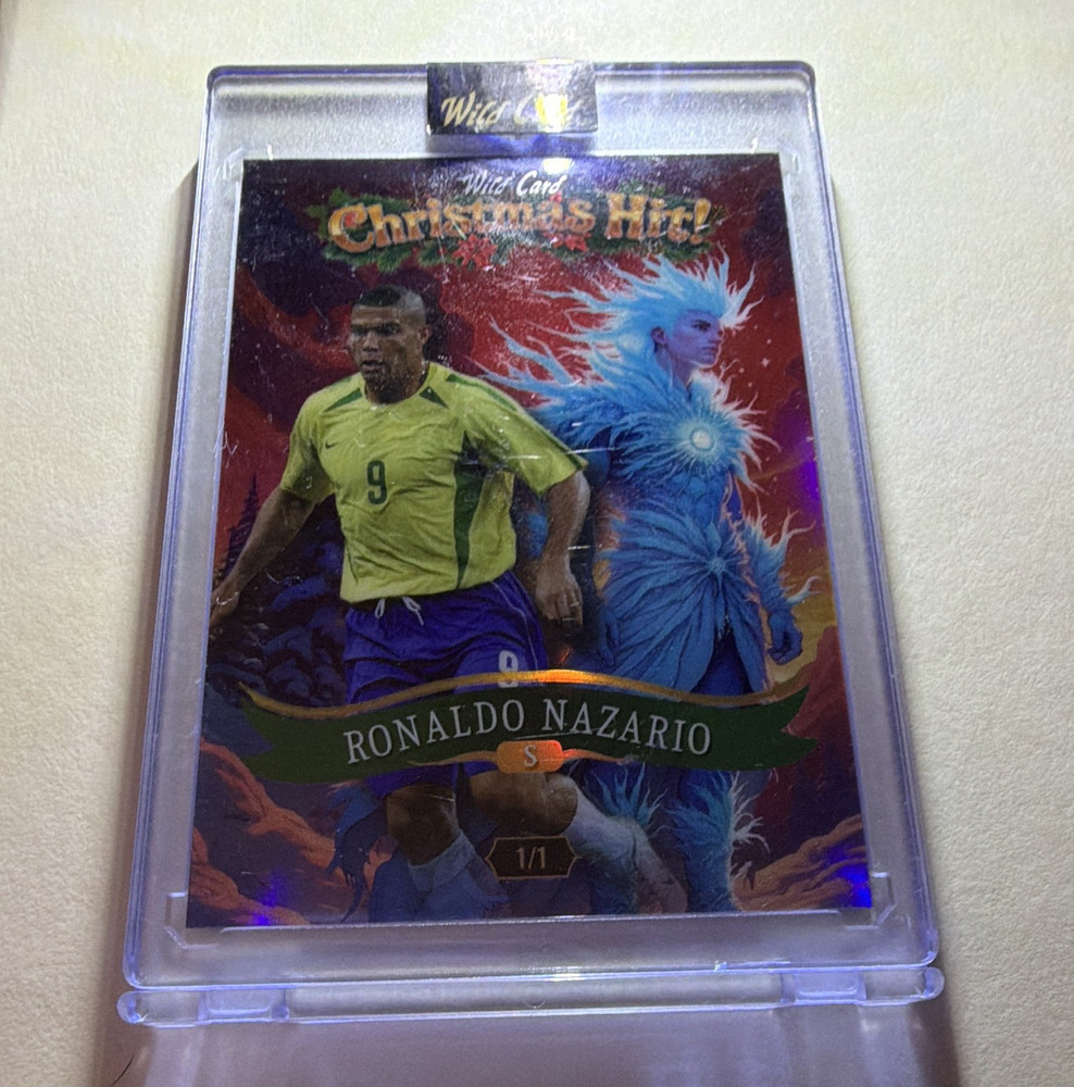 Wild Card 2025 Holiday Hits Ronaldo Nazario Brazil Christmas Hit! HHCHa4-RN 1/1