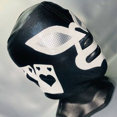 Gangster Semi Professional Wrestling Lucha Libre Mask Poker Cards Design Mascara