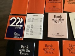 Lot of (11) Chicago Bears Official media guides 1970 To 1979 Butkus Sayers -Cool