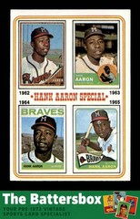 1974 Topps #4 Hank Aaron Special 62-65 NM X3758373
