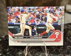 2025 MLB Topps Now #584 KYLE SCHWARBER TREA TURNER Philadelphia Phillies IN HAND