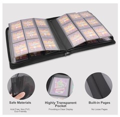 Toploader Binder Holds 288 Toploaders 9 Pocket Top Loader Binders for 3 x 4 » US