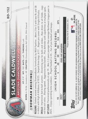 2025 Bowman Draft #BD-152 Slade Caldwell