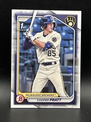 Cooper Pratt 2024 Bowman Prospect #BP-137 RC Milwaukee Brewers Baseball Card