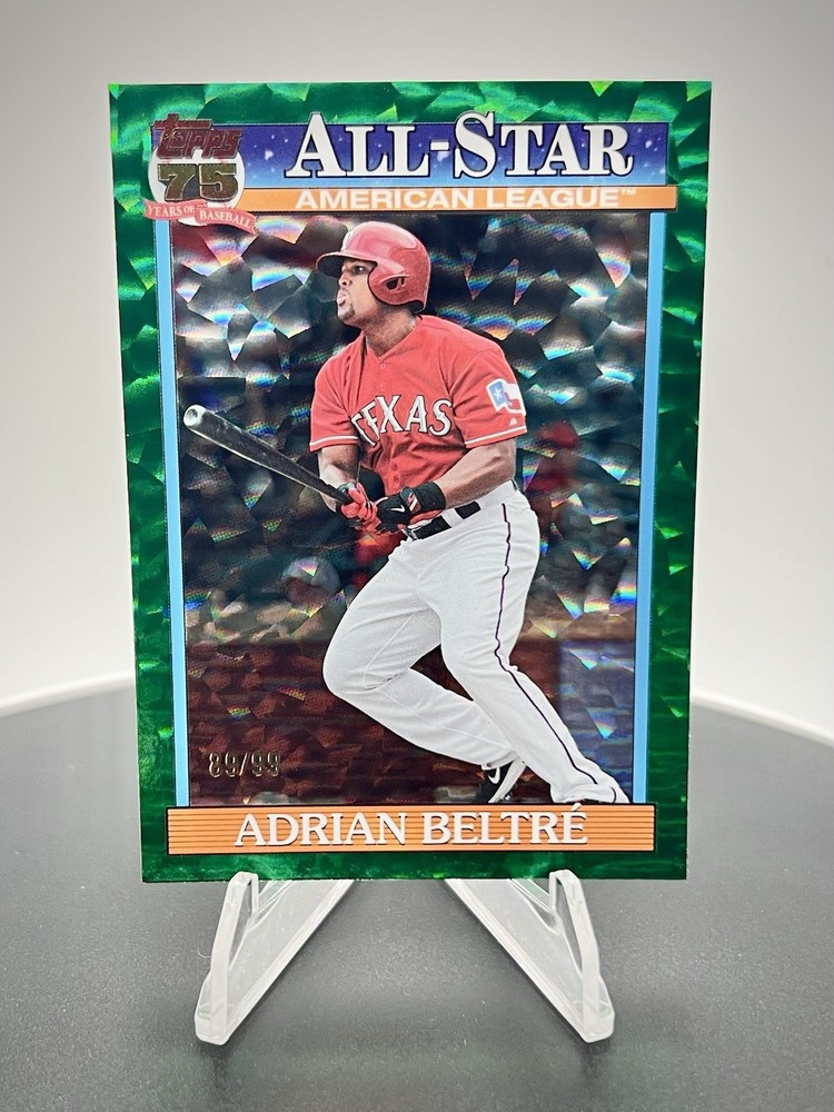 2026 Topps Series 2 Adrian Beltre /99 Green Crackle Board #91AS-2 1991 All-Star