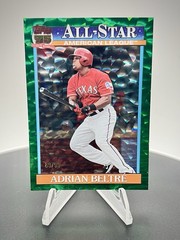 2026 Topps Series 2 Adrian Beltre /99 Green Crackle Board #91AS-2 1991 All-Star