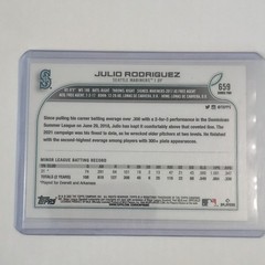 Topps 2022 Series 2 Julio Rodriguez Image Variation Rookie #659 Mariners