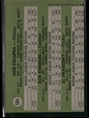 1971 Topps #594 Cards 1971 Rookie Stars Chlupsa, Stinson, Hrabosky