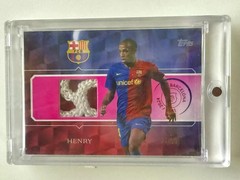 2025 Topps® FC Barcelona 125th Anniversary Goal Net Patch /99 – Thierry Henry