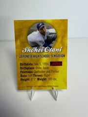 Rookie Phenoms 2012 Shohei Otani Rookie Card Japanese High School