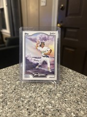 2025 Topps x Bob Ross: The Joy of Baseball Dennis Eckersley #58 Athletics