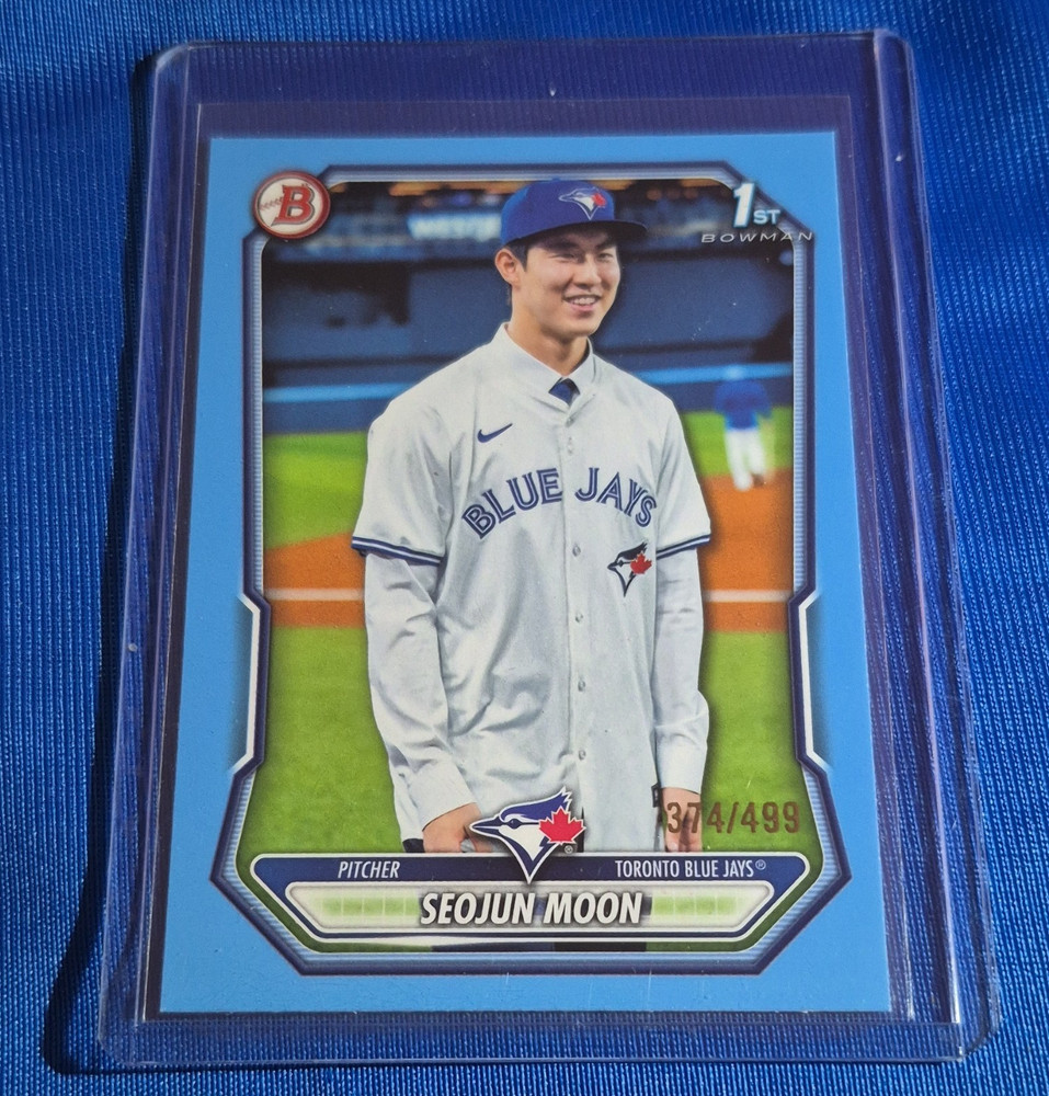 Bowman 2026 Prospects Sky Blue Seojun Moon Rookie #BP-127 Blue Jays /499
