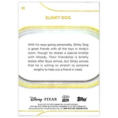 Slinky Dog 2025 Topps Disney Chrome #91 Pixar