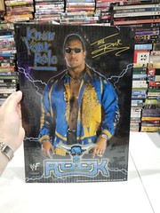 Sealed Dwayne The Rock Johnson « Know Your Role » WWF (WWE) Metal Sign 12×17 2000