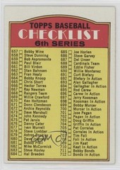 1972 Topps Checklist 657-787 (Copyright on Left) #604 2v5