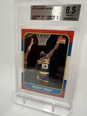 1986-87 Fleer Wayman Tisdale #113 BGS 8.5 NM-MT+