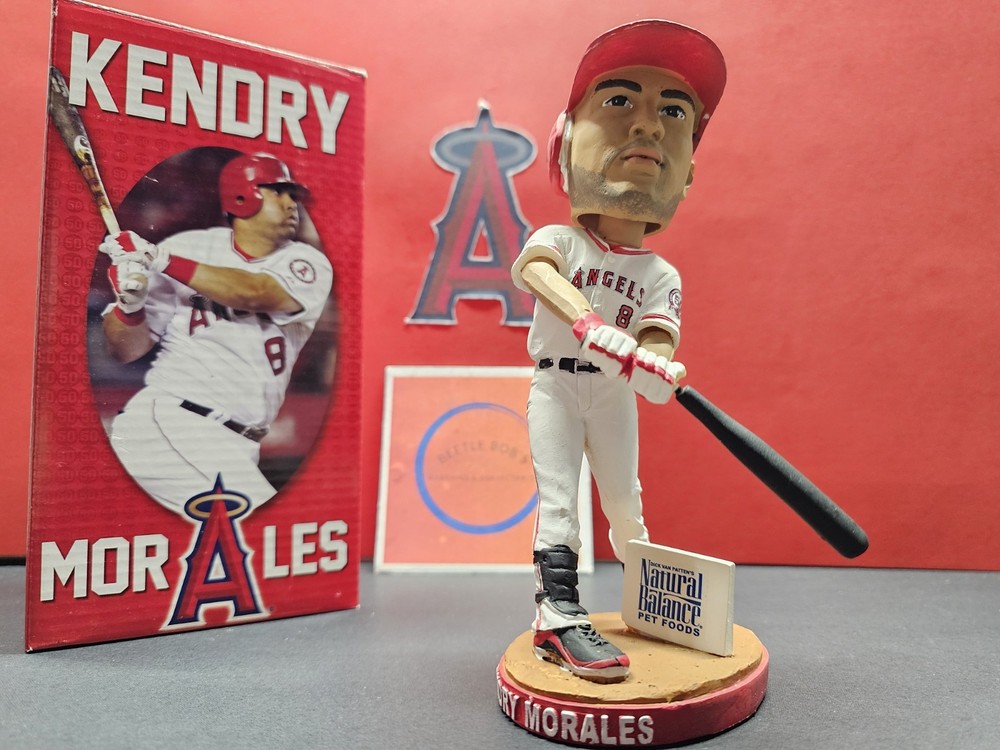 Kendry Morales Los Angeles Angels MLB 2011 SGA Bobblehead NIB SH Lefty