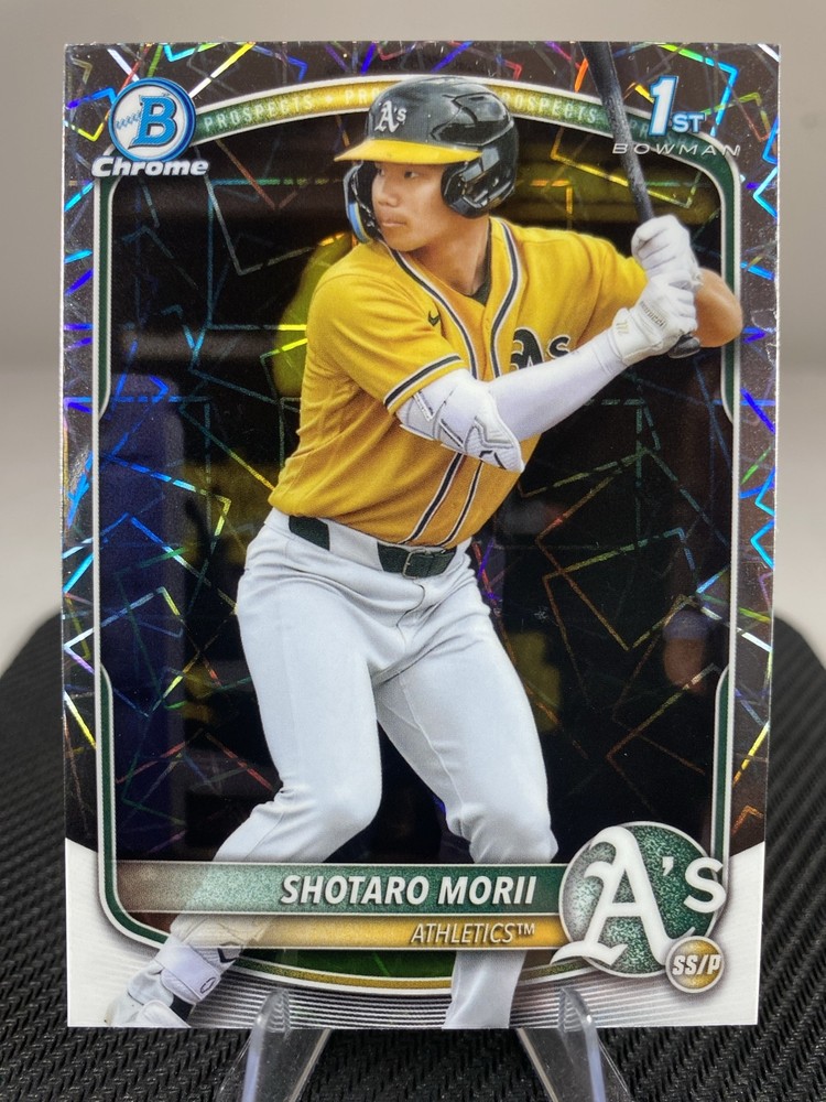 2025 Bowman Chrome – 1st Bowman Chrome Shotaro Morii #BCP-170 Laser Refractor