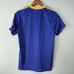 Adidas Boca Juniors Terrace Icons 25 Semi Lucid Blue Men&rsquo;s Jersey Sz Mens XS
