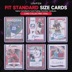 100CT 3×4 Toploaders & Free Sleeves For Standard 35pt Trading Cards Holders