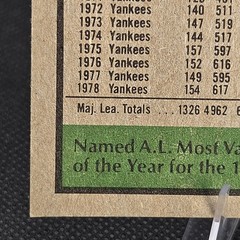 1979 Topps #310 Thurman Munson Card Yankees EX/NM