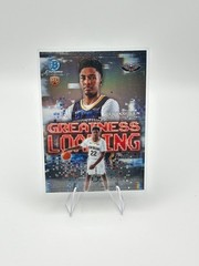 Derik Queen 2025-26 Bowman Chrome Greatness Loading Refractor RC #GL-13 Pelicans