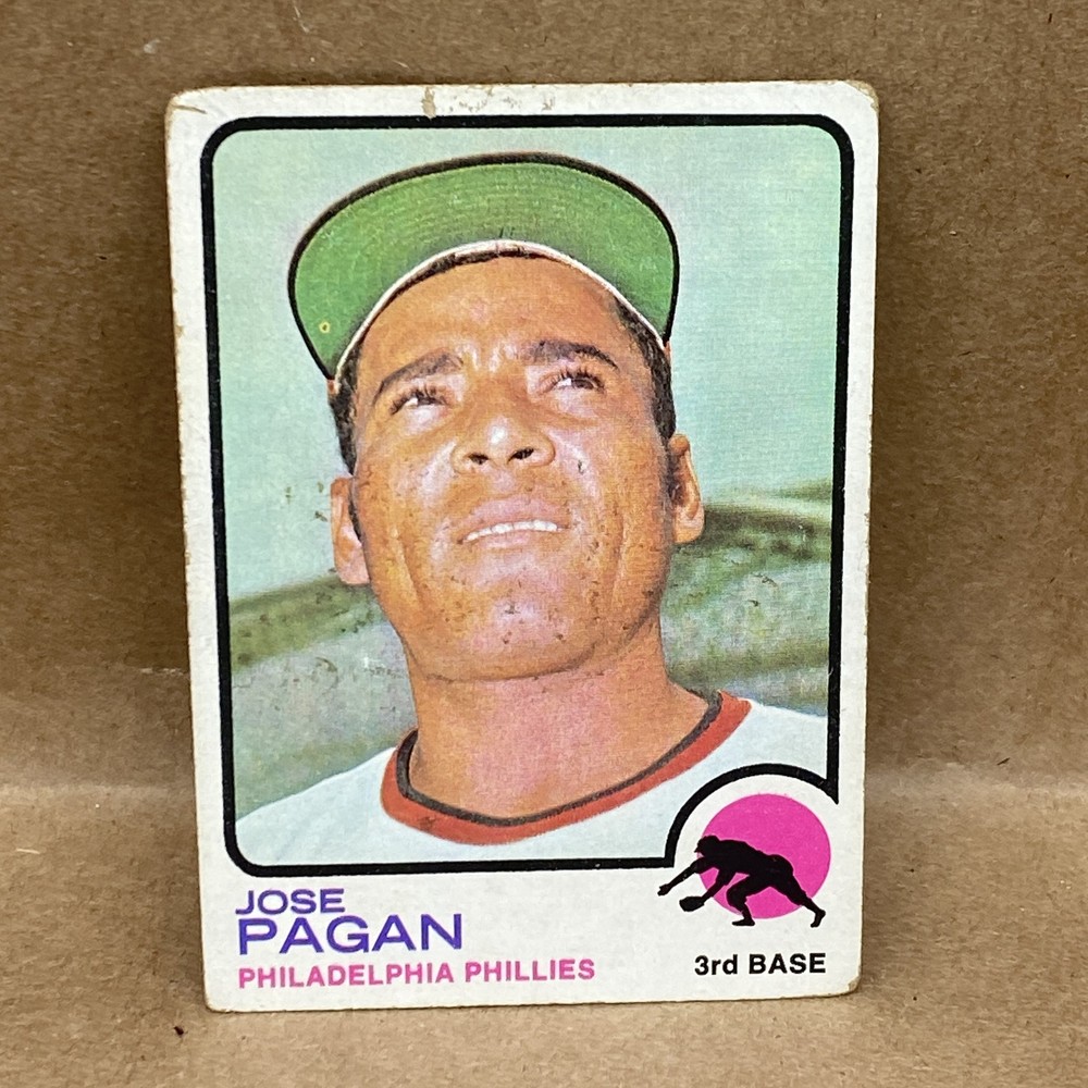 1972 Topps #659 Jose Pagan Philadelphia Phillies 3rd Base Baseball Card Vintage