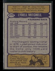 1979 Topps #270 Lydell Mitchell San Diego Chargers