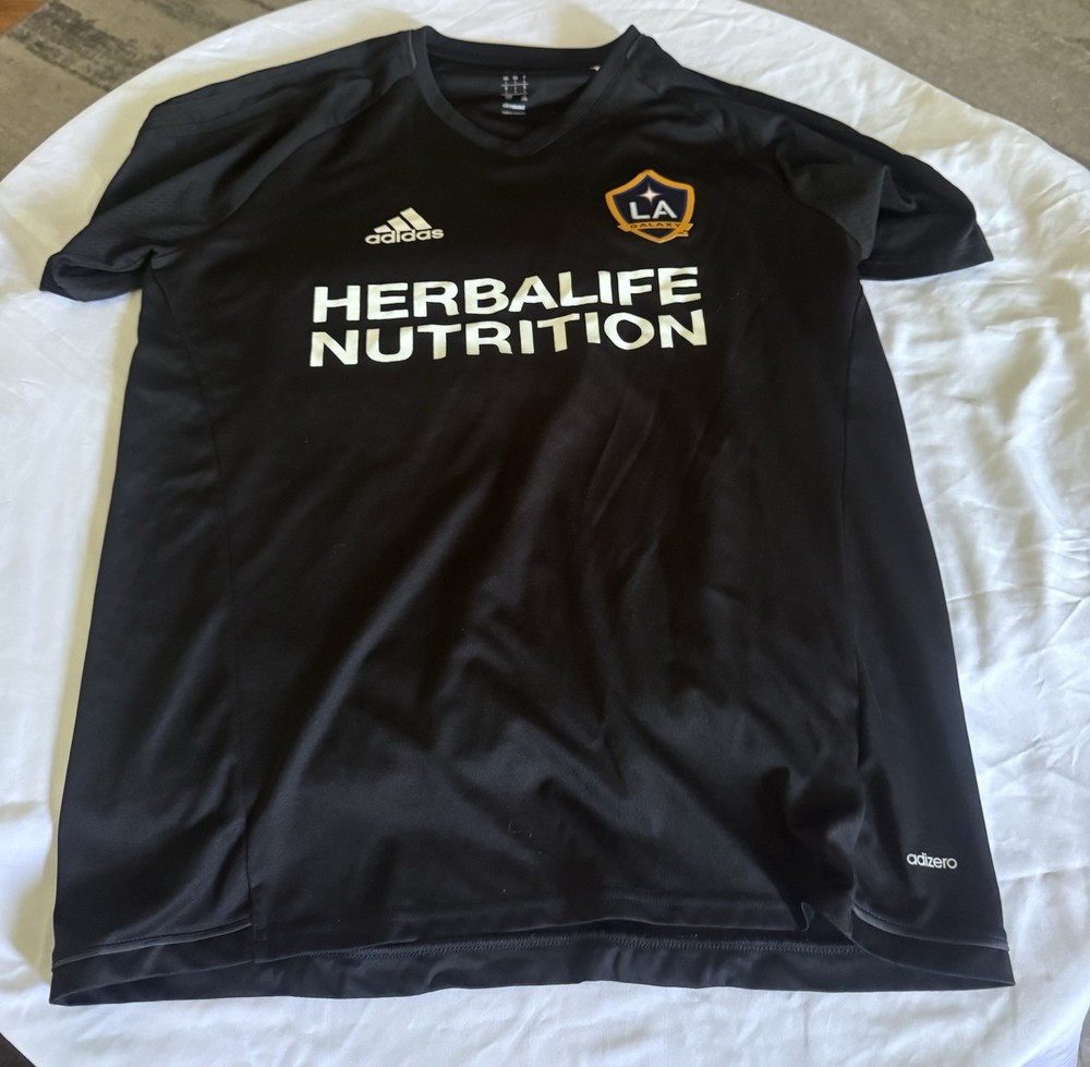 NWOT Authentic adidas LA Galaxy Football Soccer Jersey Kit Los Angeles Sz L