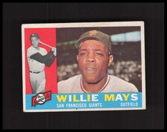 1960 Topps Baseball Cards #199 – 374 – You Pick – Complete Your Set