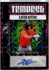2025 Leaf Xavier Neyens Optichrome Baseball Pink Auto /8
