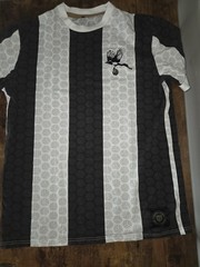Football Town Newcastle Magpie Allover Ball Design Retro Shirt 42&Prime; Chest Soccer