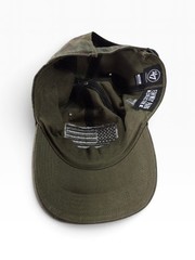 Boston Red Sox &rsquo;47 Brand American Flag USA Army Green Distressed Baseball Hat