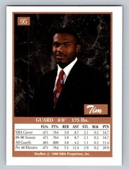 Tim Hardaway RC Rookie 1990-91 Skybox #95 Warriors Basketball Card Set NBA NM
