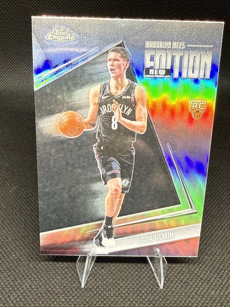 2025-26 Topps Chrome Update – Egor Demin #GR-11 New Edition Refractor (RC)