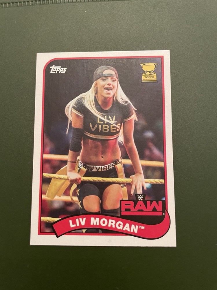 Liv Morgan 2018 Topps WWE Heritage Raw Rookie Gold Cup 44