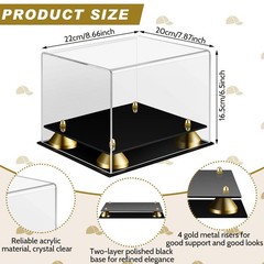 Clear Hat Display Case for Baseball Acrylic Autograph Hat Cap Helmet Holder S…