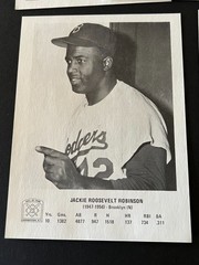 1973 HOF Picture Pack -20 w/ envelope-Babe Ruth, Satchel Paige,Jackie Robinson++