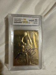 1996-97 Fleer 23kt Gold Kobe Bryant Rookie Purple Signature Limited Edition