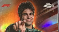 Topps 2024 Chrome Formula 1 Speed Demons SD-12 Lance Stroll Orange /25