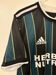 LA Galaxy Adidas Clark #10 Soccer Jersey MLS Herbalife Size S